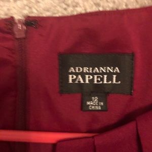 Wine color Adriana Papell dress